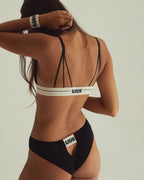 Holly Triangle Bra - Black