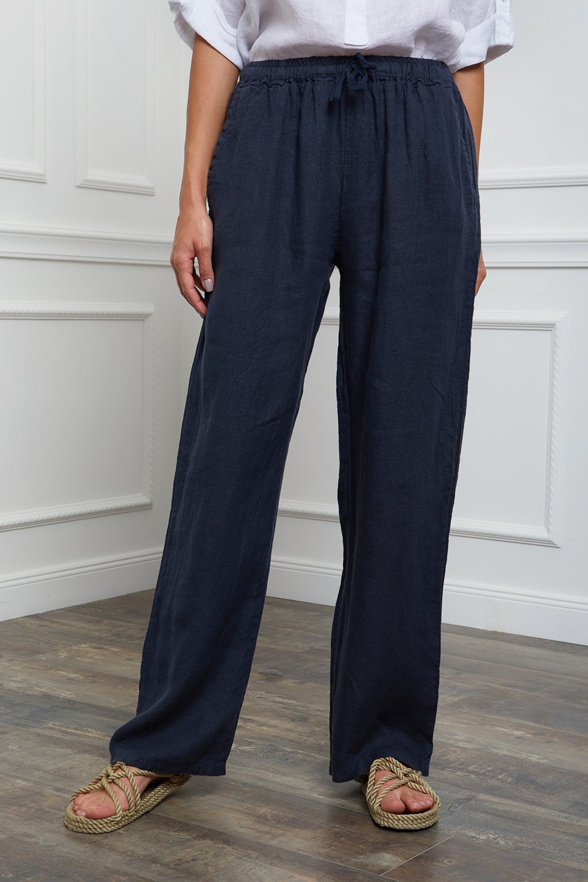 Trousers - Honas - Navy