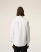 Ami Paris - Chemise En Popeline De Coton Blanche