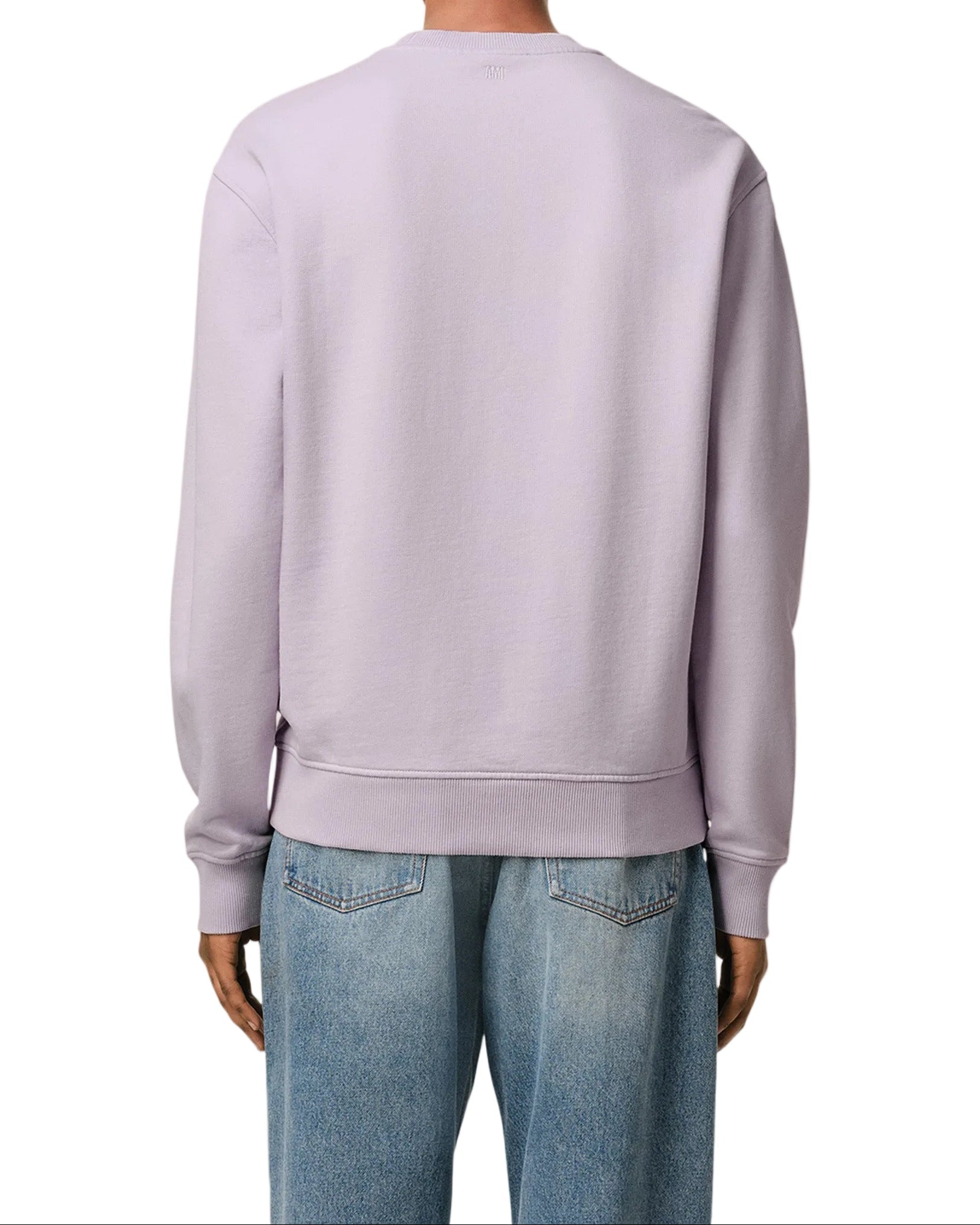 Ami Paris - Ami De Coeur Sweatshirt – Lilac