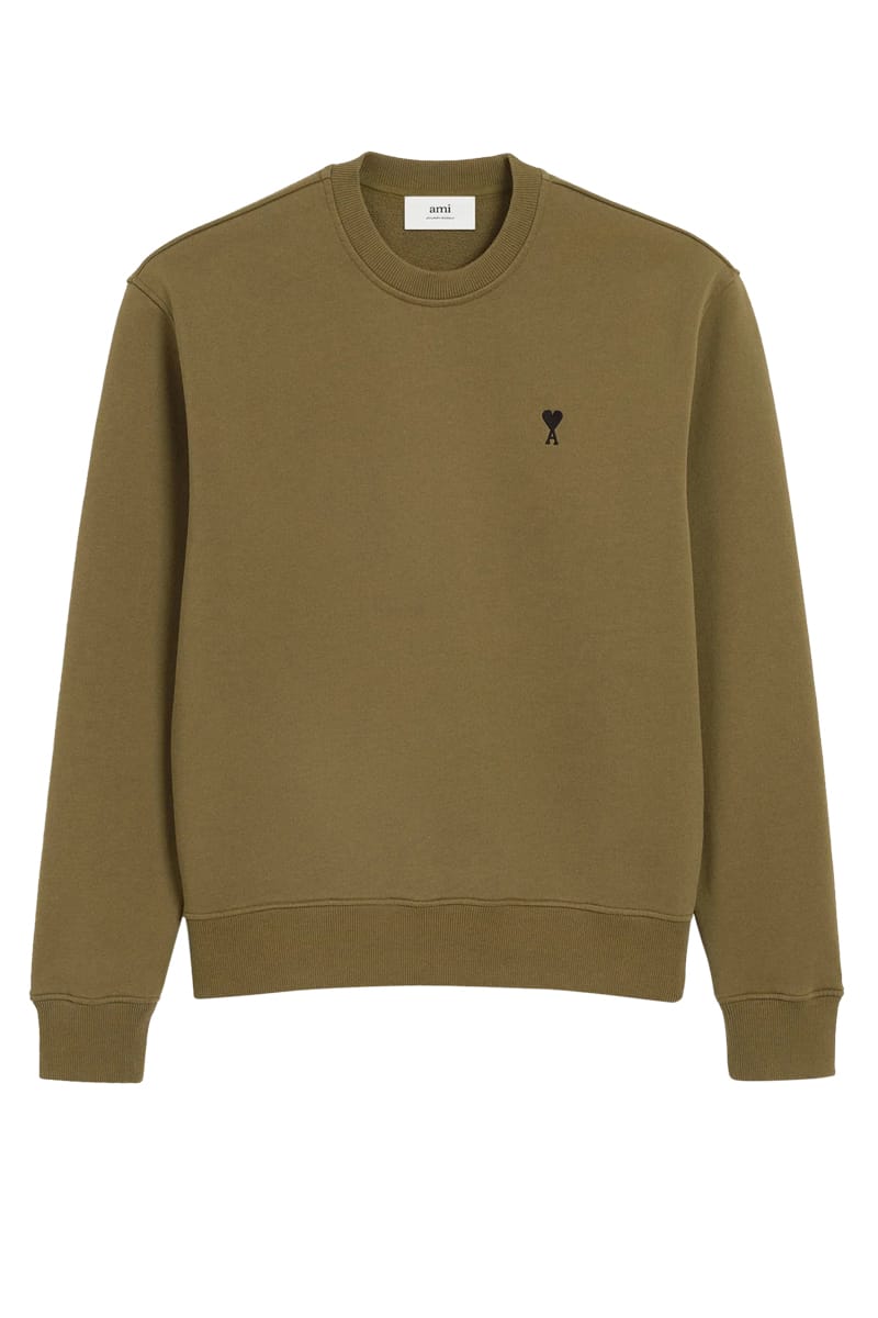 Ami Paris - Ami De Coeur Sweatshirt – Bronze
