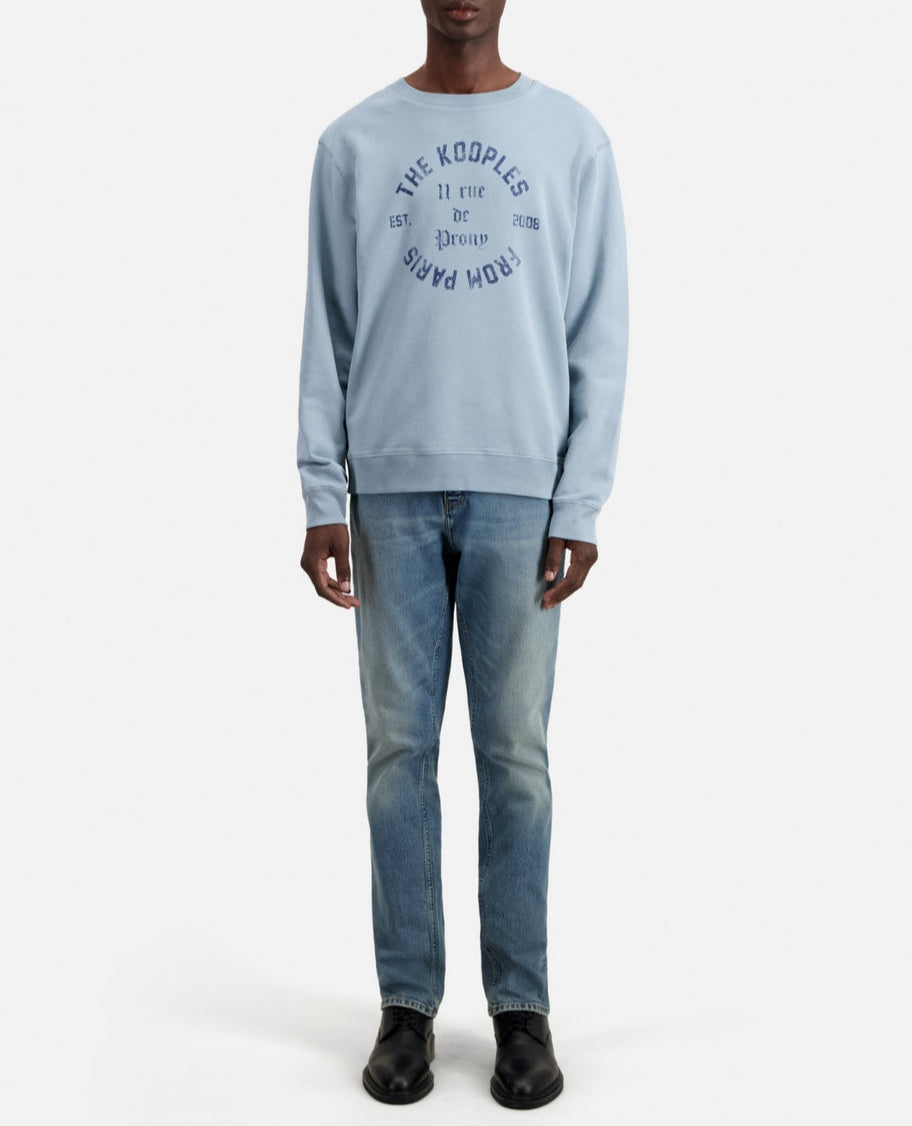 The Kooples - Sweat Avec Print Blason Devant - Homme