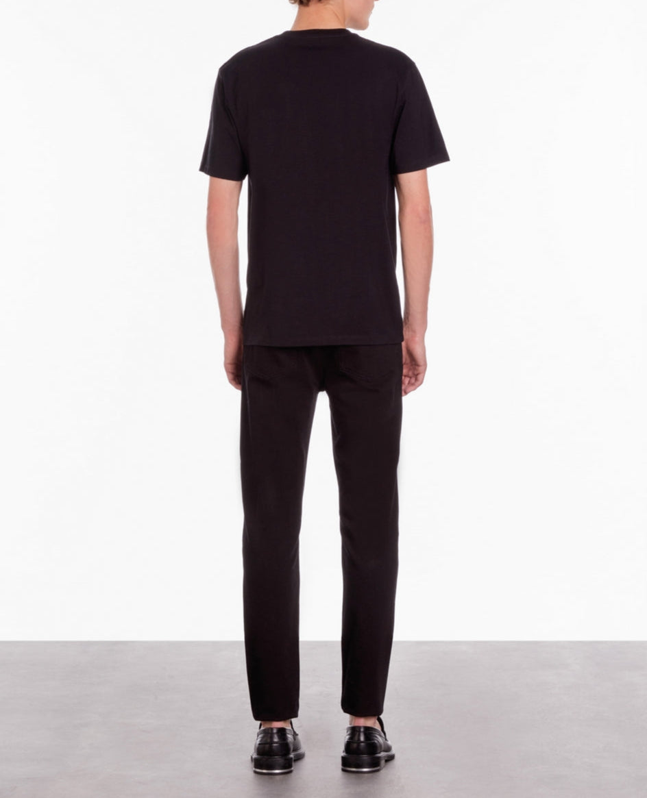 The Kooples - T-Shirt Manches Courtes Avec Print The Kooples Flammes - Homme