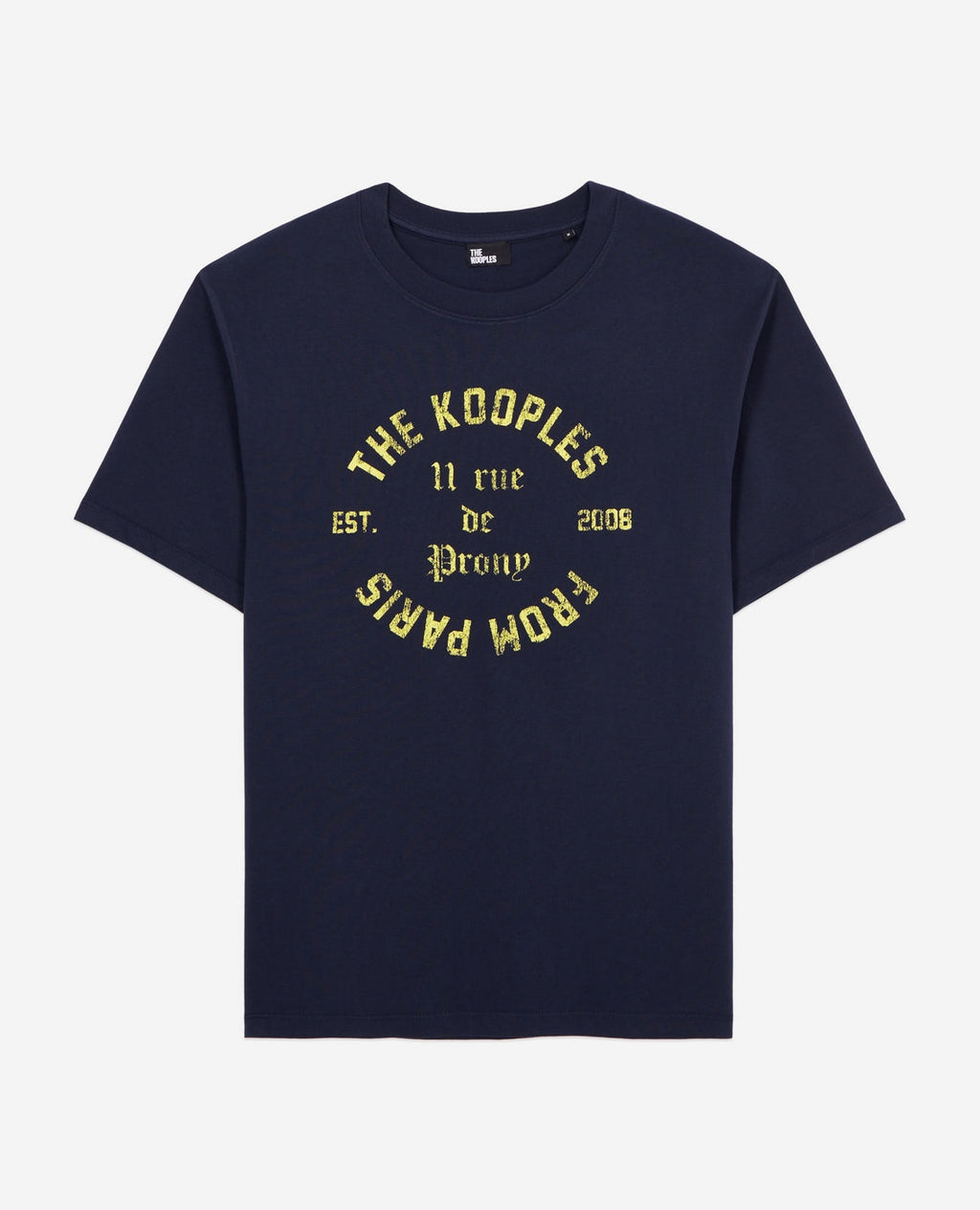 The Kooples - T-Shirt Manches Courtes Avec Print Blason Devant - Homme