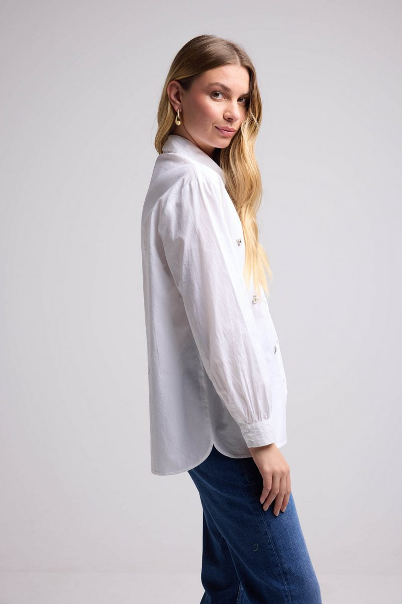 Chemise Manches Longues - Blanc
