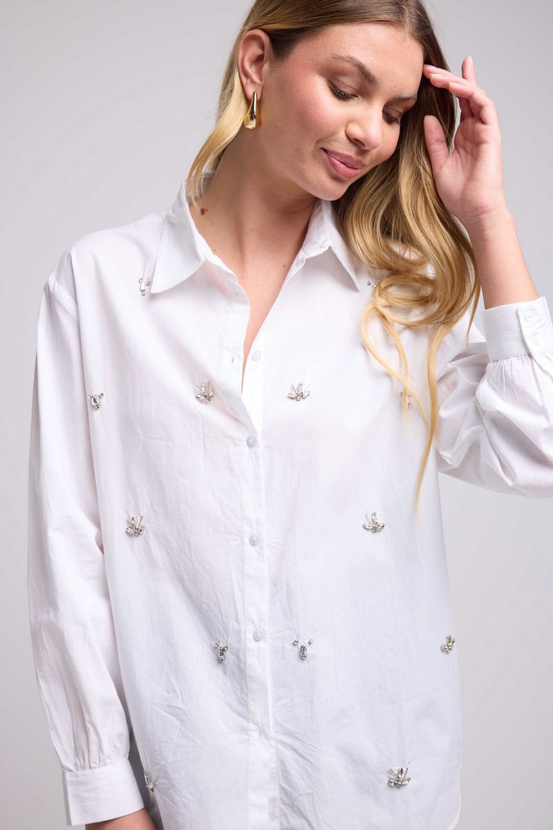 Chemise Manches Longues - Blanc