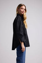 Chemise Manches Longues - Noir