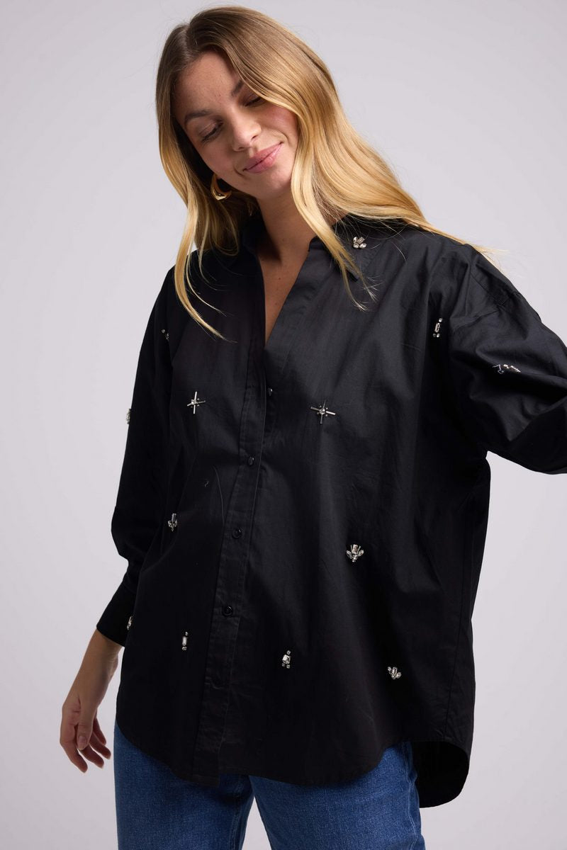 Chemise Manches Longues - Noir