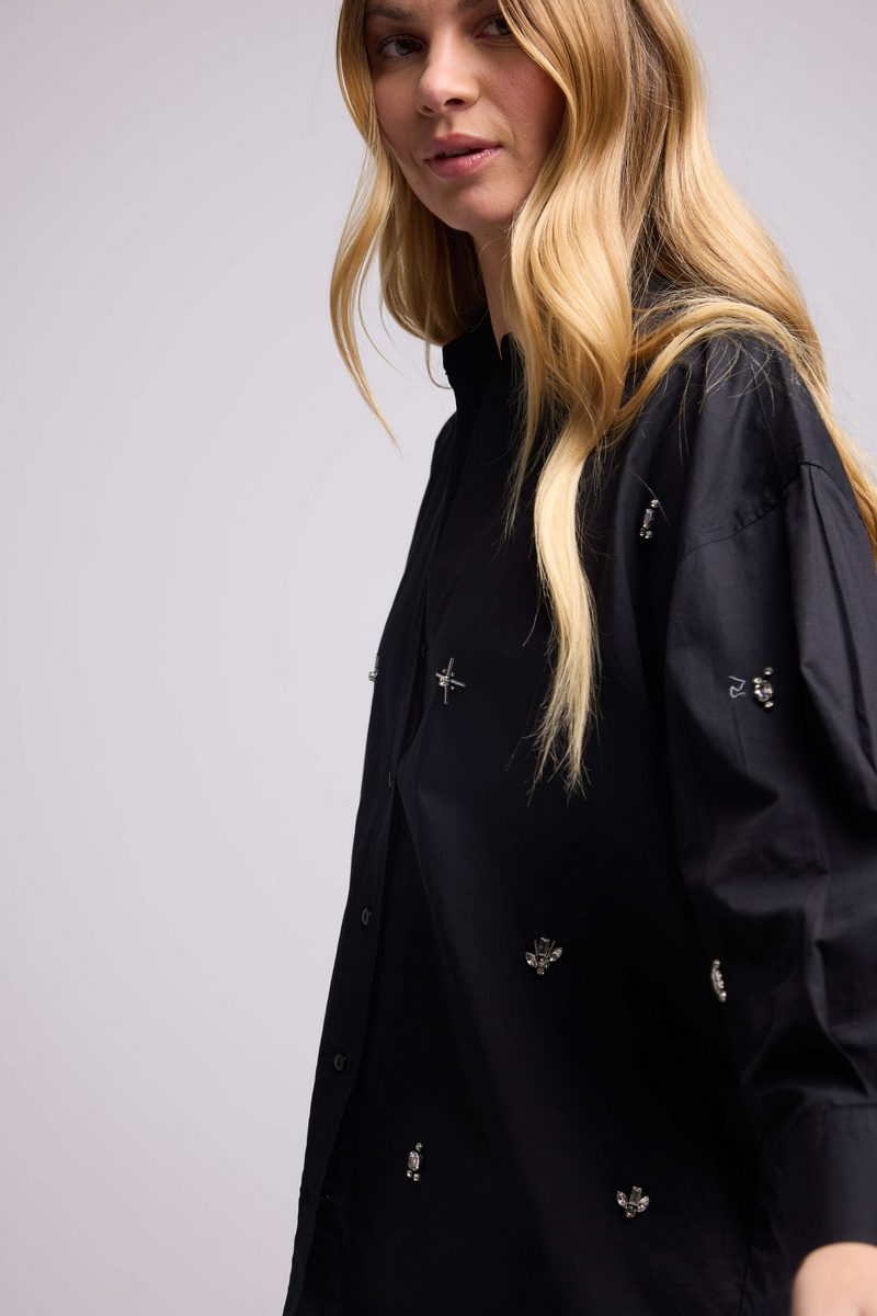 Chemise Manches Longues - Noir