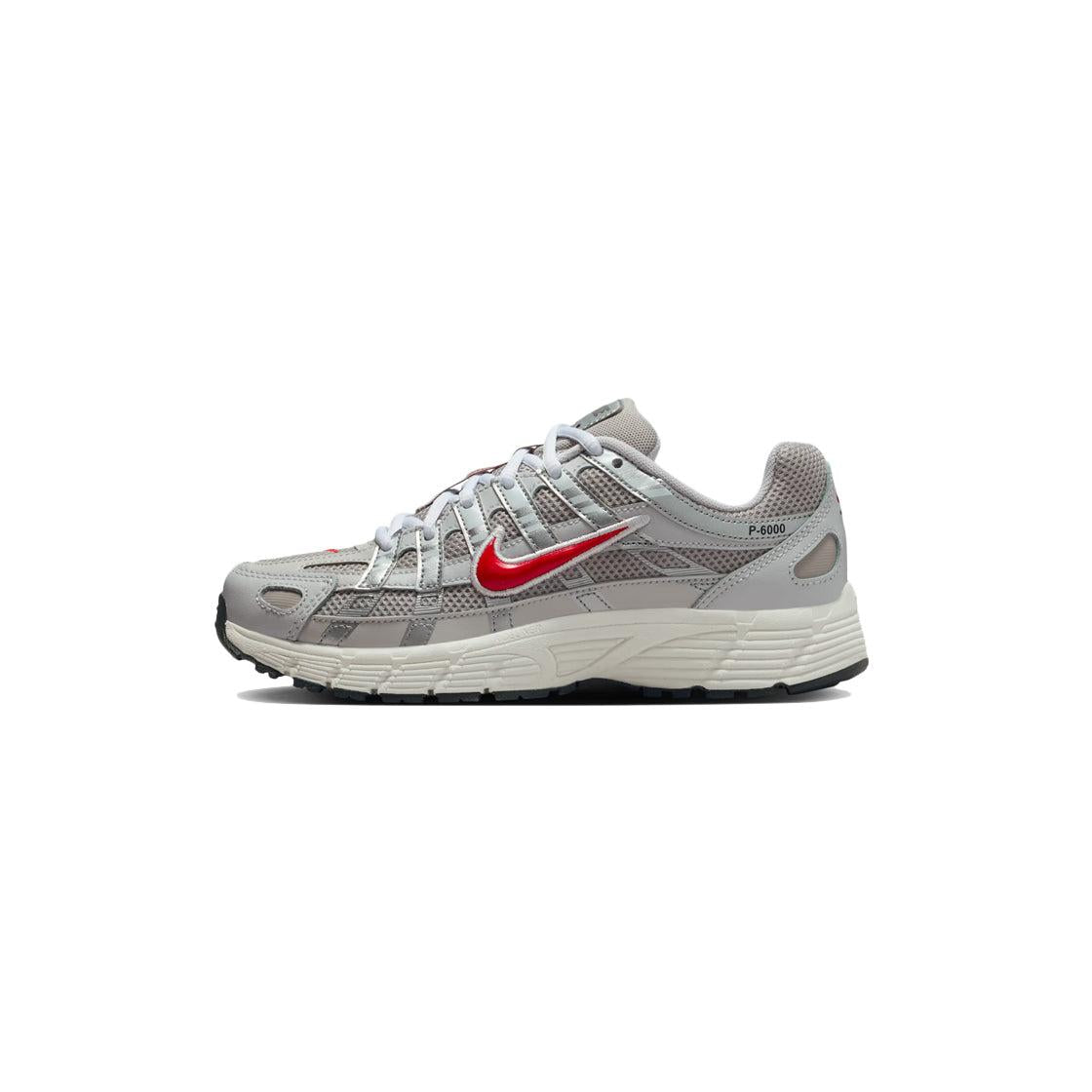 Zapatillas Nike P-6000 Gs - Gris, Rojo