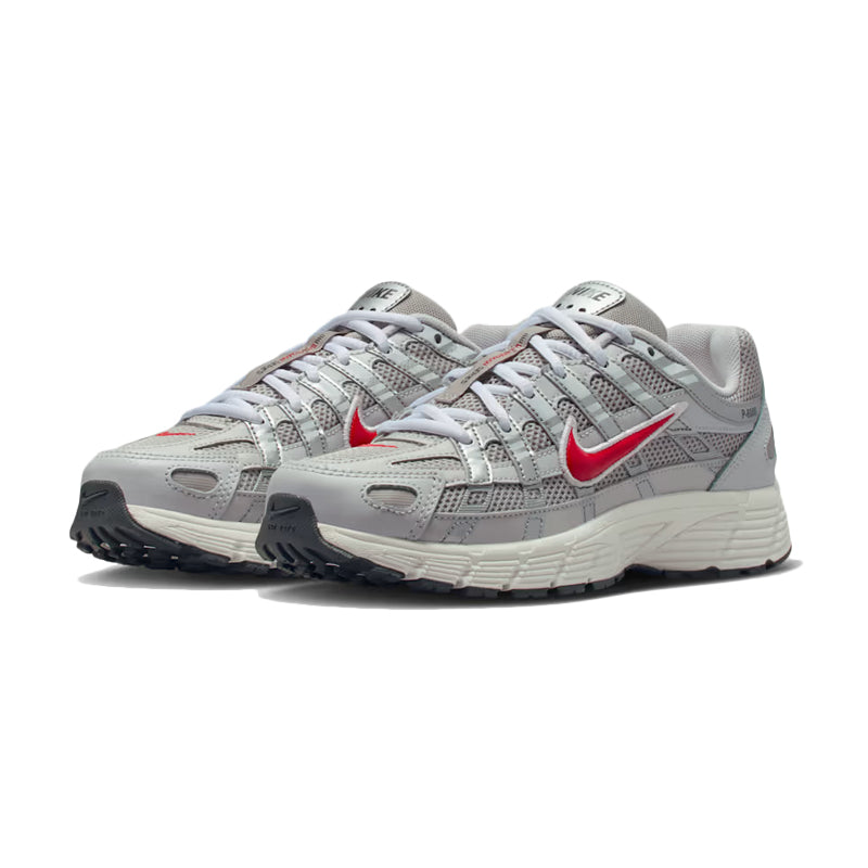 Zapatillas Nike P-6000 Gs - Gris, Rojo