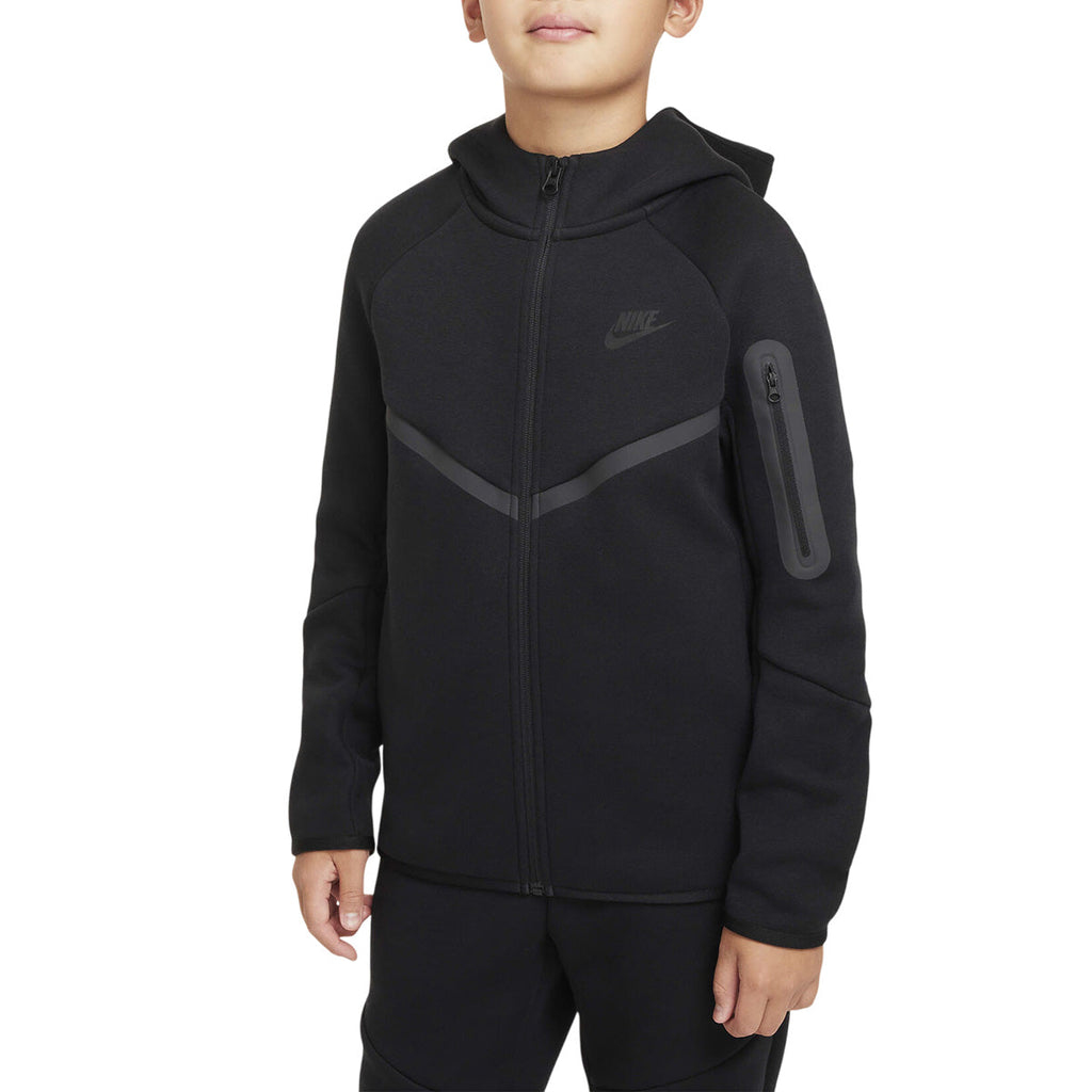 Nike Teckfleece chaqueta de chándal con capucha y cremallera completa para jóvenes