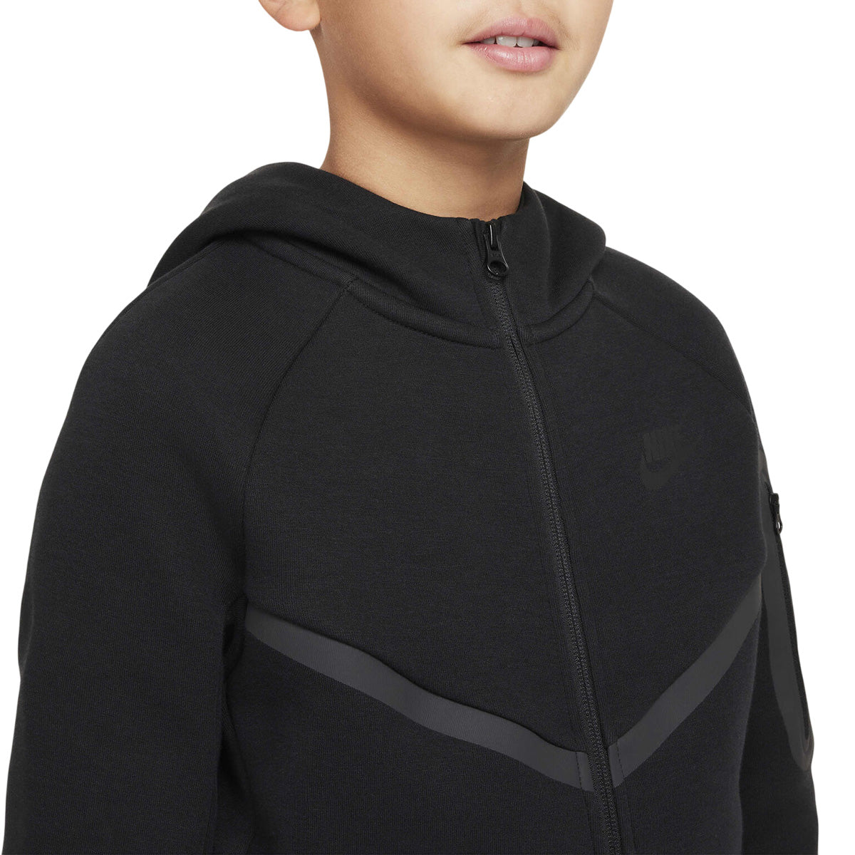 Nike Teckfleece chaqueta de chándal con capucha y cremallera completa para jóvenes