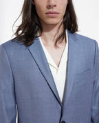 The Kooples - Veste Habillée Bleu Ciel Trois Poches - Homme