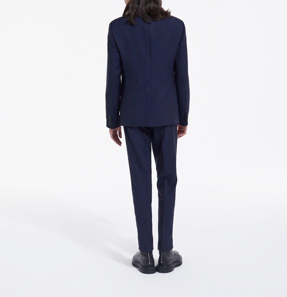 The Kooples - Chaqueta de traje azul con botones y cuello sastre - Hombre