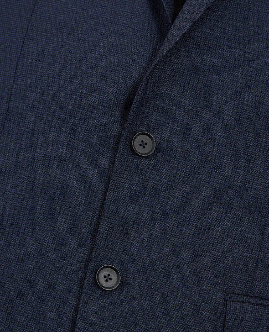 The Kooples - Chaqueta de traje azul con botones y cuello sastre - Hombre