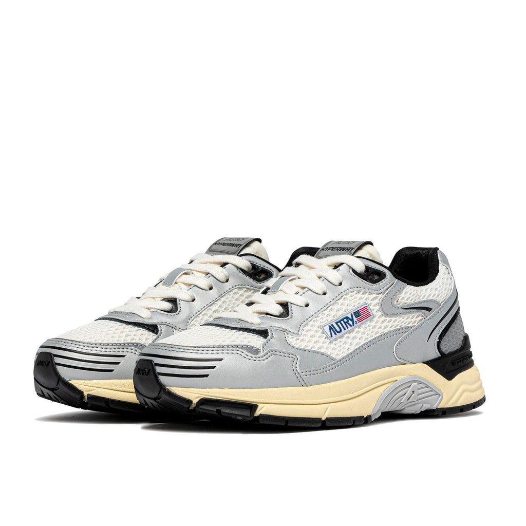 Autry Hyperway Low Mesh Silver Black - Grigio