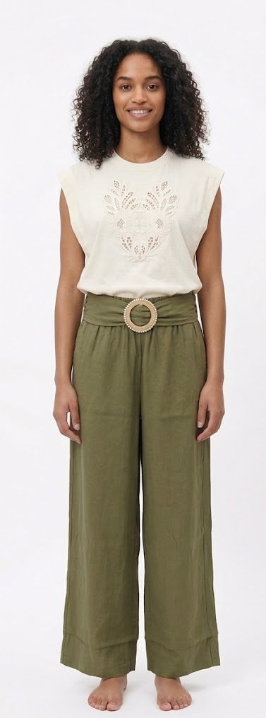 Pantalon Halva - Kaki