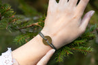 Bracelet Bordée - Or Noir Pailleté