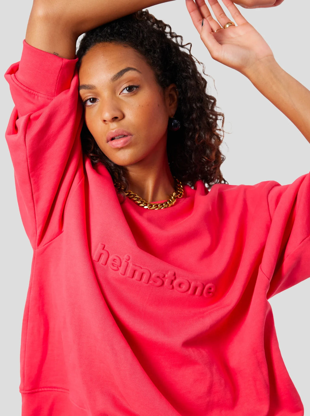Trui Harlem Van Roze Fleece