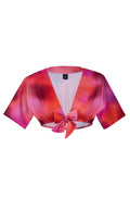 Camisa Love Beach degradado rojo/rosa