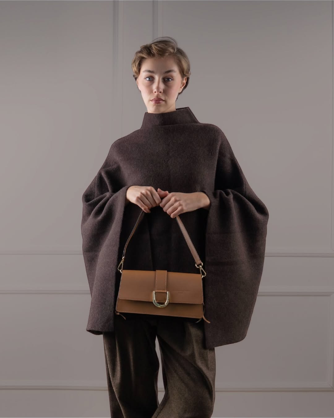 Hazel Shoulder Bag - Camel