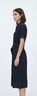 Henrianne Dress - Anthracite