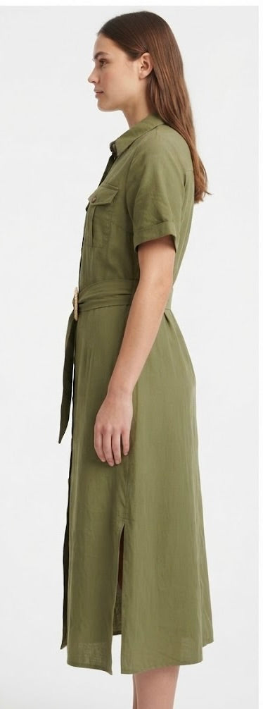 Henrianne Dress - Khaki