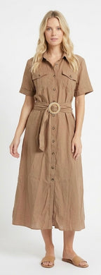 Vestido Henrianne - Cacao