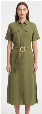 Henrianne Dress - Khaki