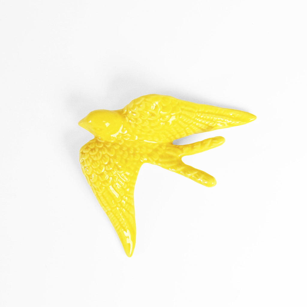 Set of 3 Large Swallow - Yellow