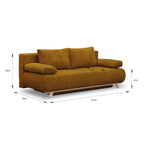 Laria - Bäddsoffa - Manchester - Senapsgul