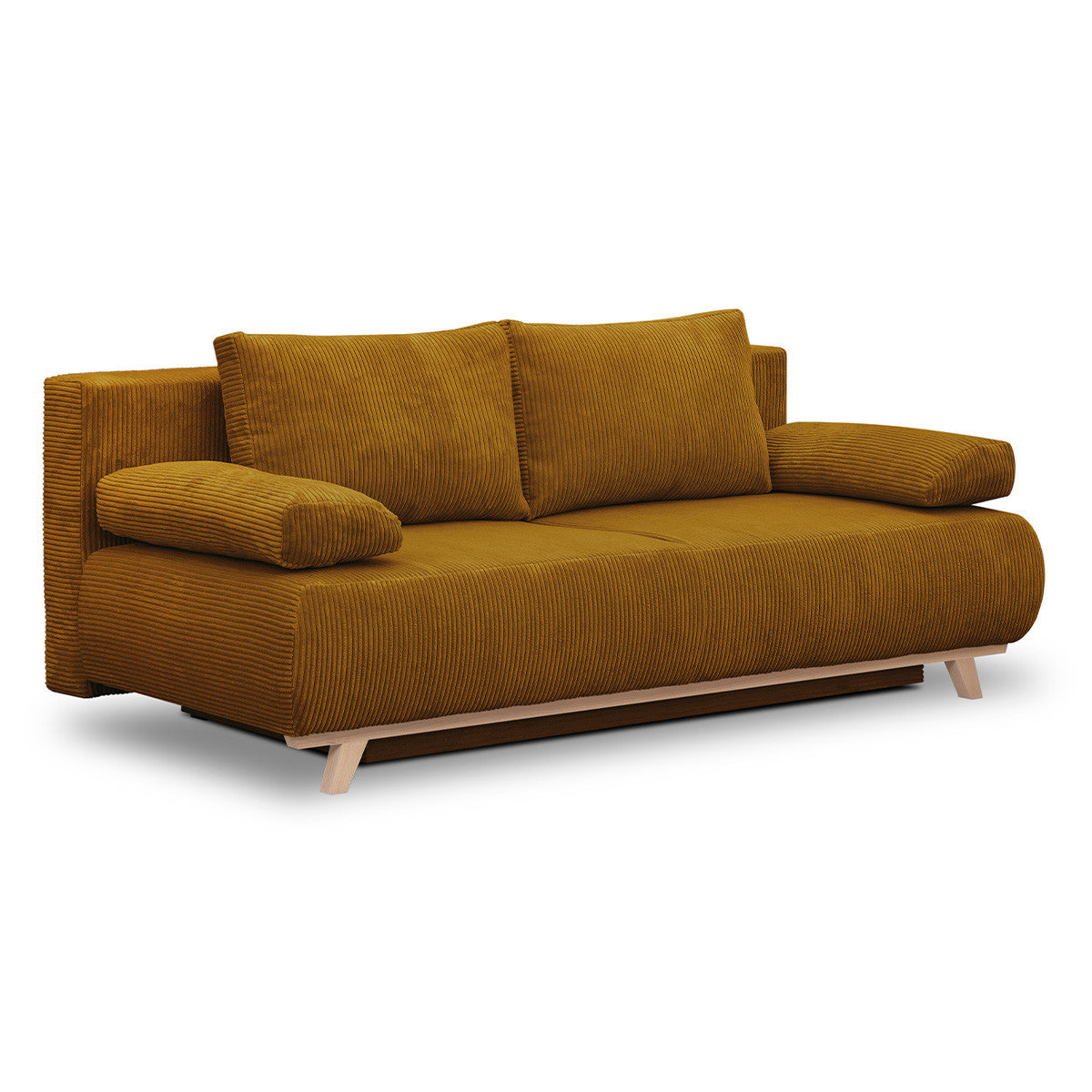 Laria - Bäddsoffa - Manchester - Senapsgul