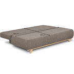 Laria - Sofá convertible - Pana - Topo