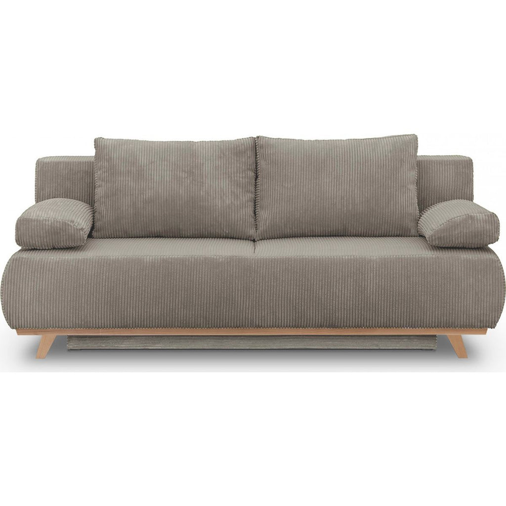 Laria - Sofá convertible - Pana - Topo