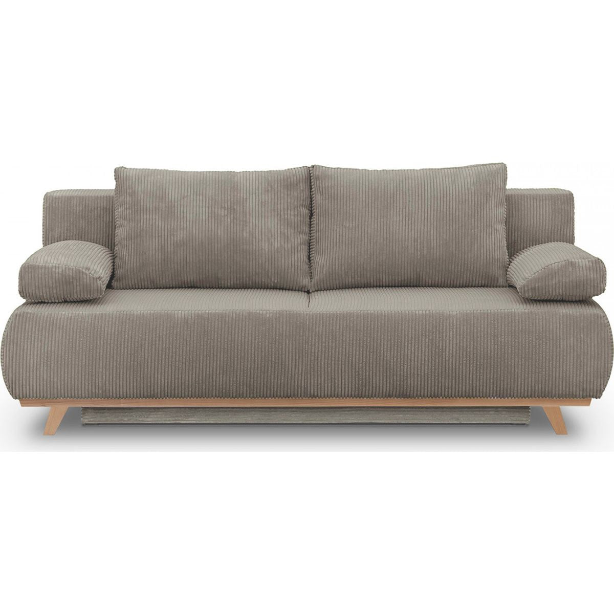 Laria - Sofá convertible - Pana - Topo