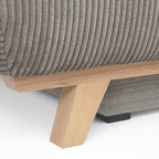 Laria - Sofá convertible - Pana - Topo