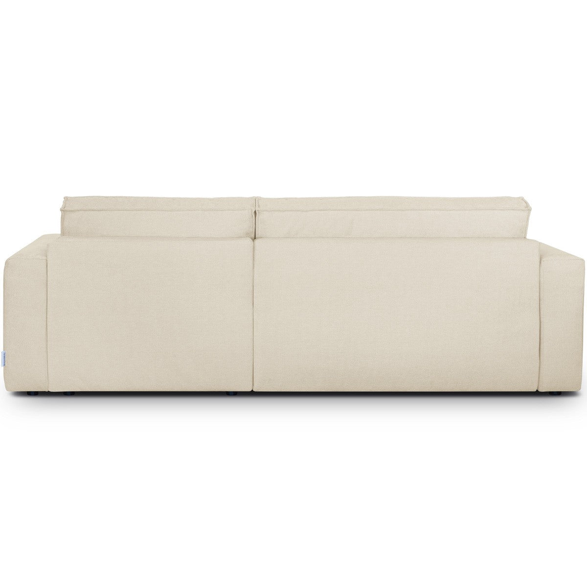 Livia - Vändbar Bäddsoffa Med Divan - Chenilletyg - Mörkbeige
