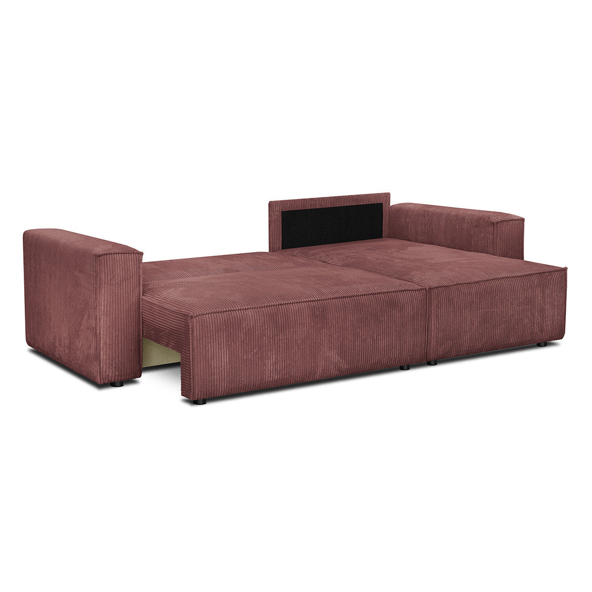 Livia - Vändbar Bäddsoffa - Manchester - Gammelrosa