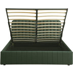 Ava - Cama Canapé Adulto - Terciopelo - Verde Caqui