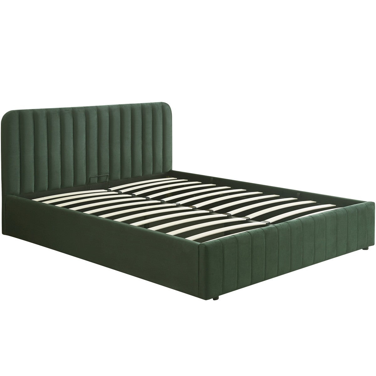 Ava - Cama Canapé Adulto - Terciopelo - Verde Caqui