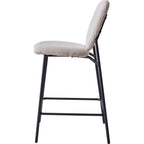 Betty - Lote de 2 Taburetes de Bar - Pana - Beige