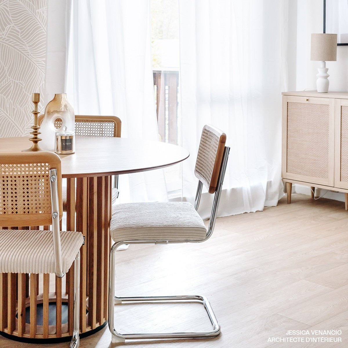 Muse - 2-pack Stolar - Rotting Och Manchester - Beige