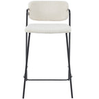Jones - Lote De 2 Taburetes De Bar - Pana - Beige