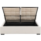 Lola - Tweepersoonsbed Met Opbergruimte - Fluweel - Beige