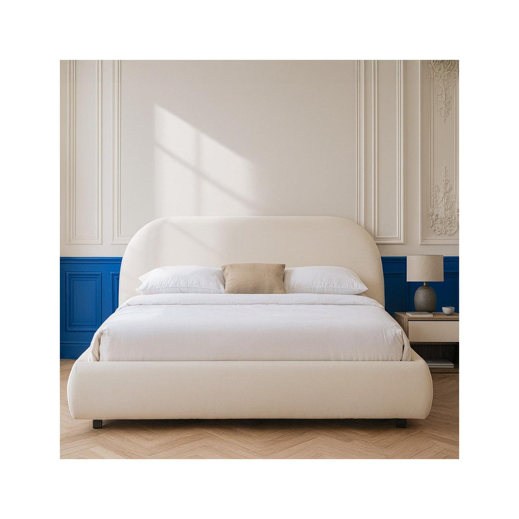Maddie - Tweepersoonsbed - Fluweel - Beige