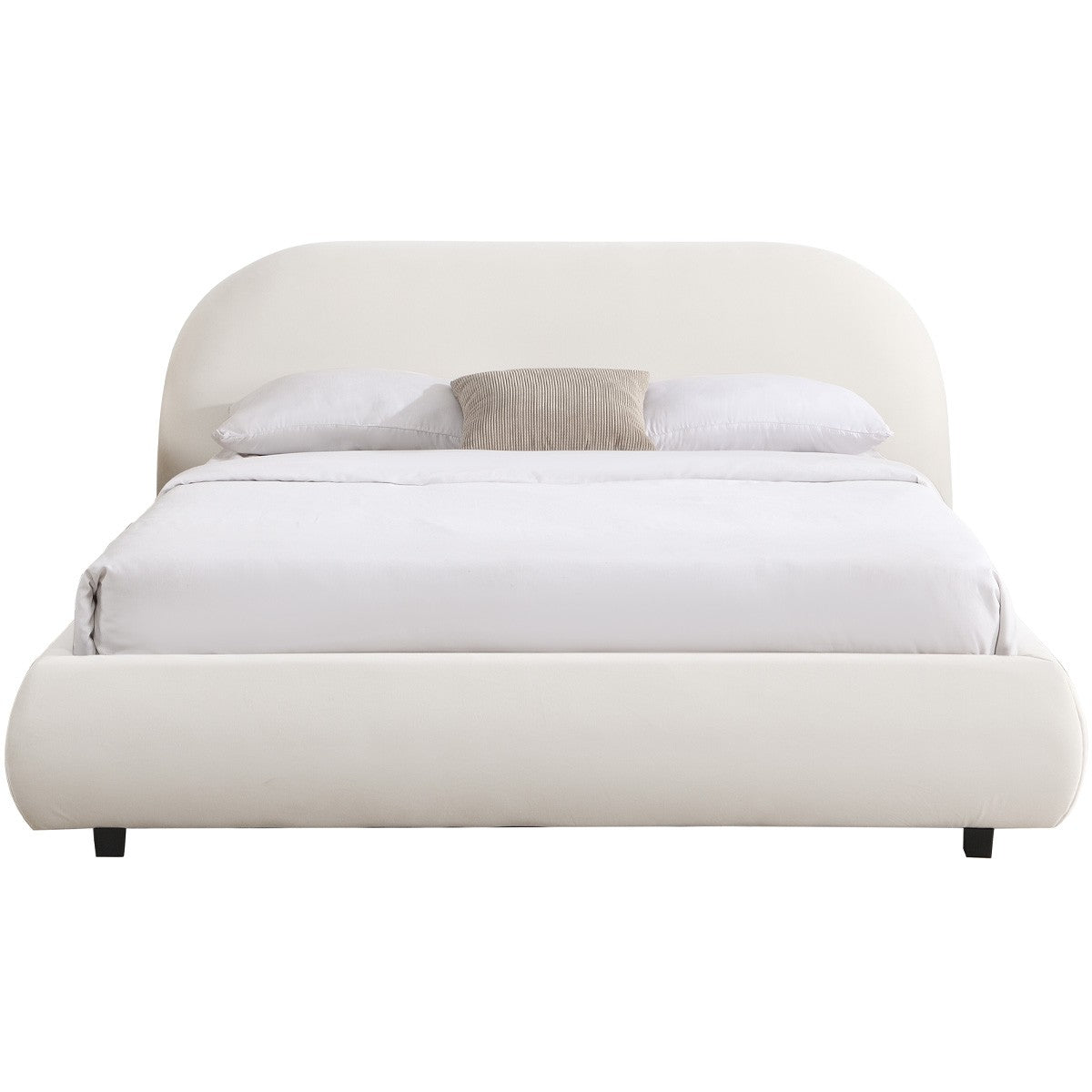 Maddie - Tweepersoonsbed - Fluweel - Beige