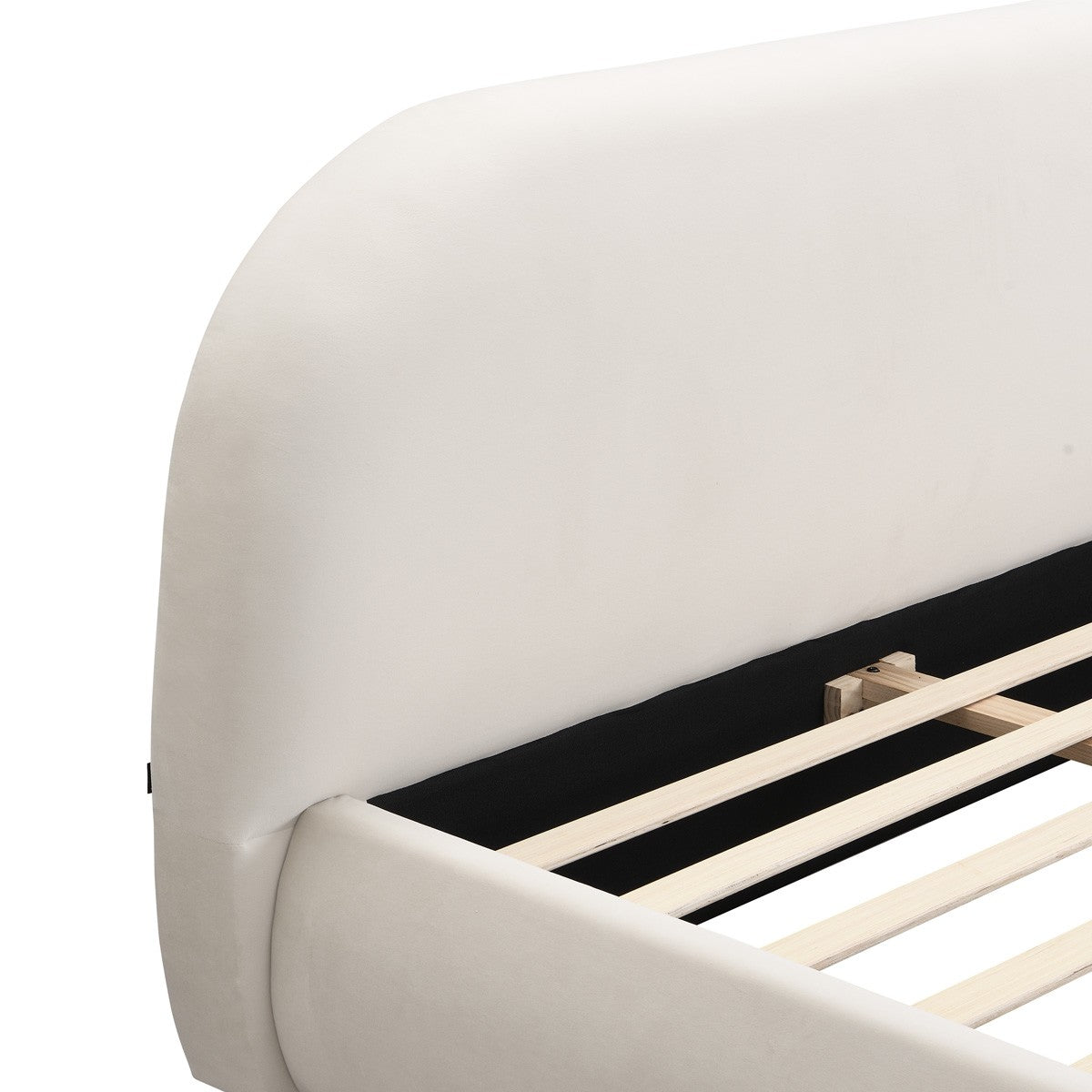 Maddie - Tweepersoonsbed - Fluweel - Beige
