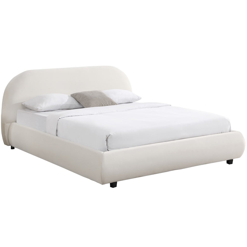 Maddie - Tweepersoonsbed - Fluweel - Beige