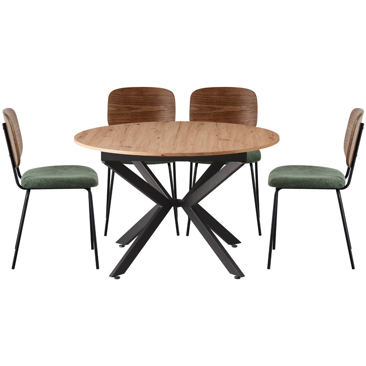 Marius - Table À Manger Extensible - Effet Bois